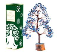Crocon® Lapis Lazuli Crystal Tree For Birthday Gifts For Women & Men | Premium Lapis Lazuli gemstone tree with handcrafted finish for shelves, office desks and table décor, memorable gift