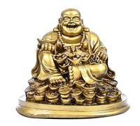 Crocon Laughing Buddha Meditation Statue Idol for Home Dcor Gifts for Women Spiritual & Relaxation Living Room Office Birthday & Housewarming Gifts for Women Decoration Size : 6 Inch