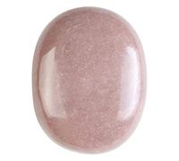 Crocon® Pink Agate Large Oval Palm Stone Crystal Pocket Stone