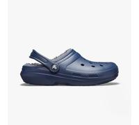 Crocs Blue Classic Lined Clogs