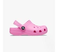 Crocs 206990-6SW TODDLER CLASSIC Girls Clogs Taffy Pink - UK 4 (Small Kids)