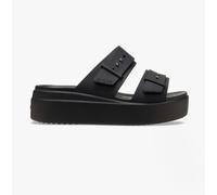 Crocs | Women | Brooklyn Buckle | Sandals | Black | 7