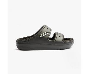 Crocs 207446-060 CLASSIC COZZZY Unisex Sliders Black - Men's UK 7 / Women's UK 8