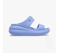 Crocs 207670-5Q6 CRUSH SANDAL Unisex Platform Sliders Moon Jelly - Blue - Size 7-8 (UK Shoe)