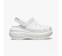 Crocs 207988-100 Mega Crush Womens Clogs White Resin - Size UK 7