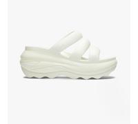 Crocs 209842-0wv Mega Crush Triple Strap Womens Sliders Chalk - White Resin - Size UK 7