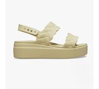 Brooklyn Woven Upper Wedge Sandals beige