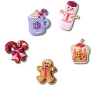 Crocs Aftercare kit Cute Winter Foods 5 Pack in Multicolour One size