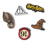 Pack of 5 Harry Potter Symbol Jibbitz Charms Multi-Coloured