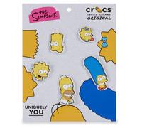 Crocs Unisex's The Simpsons 5 Pack Shoe Charms, Multicolor, One Size
