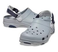 Crocs All Terrain Unisex Clogs Adjustable Turbo Strap Lt Grey Mens 8 Womens 10