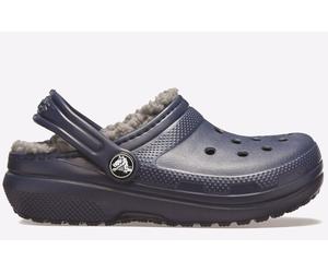 Crocs Baby Toddler Classic Lined Clog Infants - Navy Mixed Material - Size UK 5 Infant