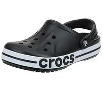 Crocs Unisex Bayaband Clog, Black White, 7 UK Men/ 8 UK Women