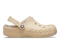 Crocs Women's Baya Lined Mule Slippers 8 (41-42) Beige