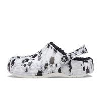 Crocs Baya Lined Clog Fleece Lined Unisex White Gray Slippers 'White Grey' 205975-10M 8