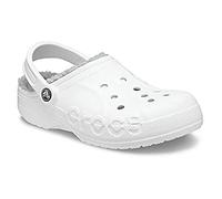 Crocs Women's Baya Lined Mule Slippers 7 (39-40) White