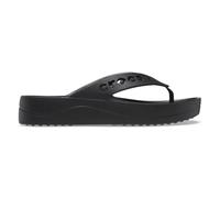 Crocs Women's Baya Platform Flip Sandal, Black, 3 UK