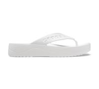 Crocs Women's Baya Platform Flip Sandal, White, 8 UK