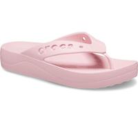 Crocs Women's Baya Platform Flip Sandal, Petal Pink, 6 UK