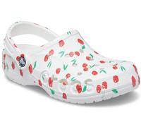 Crocs Baya Seasonal Printed Clog White/Cherry Size 11 UK Men