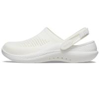 Crocs Bayaband Clogs, Unisex Clogs, Lightweight and Secure Fit, in Black/White Stripe Detail, Size M5W6 UK
