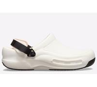 Crocs Bistro Pro Literide Clog Slip On Unisex Men's | Slip On Shoes | White / Black | UK Size 6