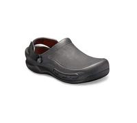 Crocs Unisex Bistro Pro Literide Work Crocs for Men and Women with Innovative Comfort, Black Black 001, 9 UK Men 10 UK Women
