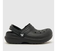 Crocs Black Classic Lined Clog Junior Sandals UK 13 (EU 31)
