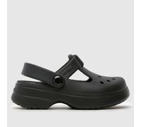 Crocs Black Classic Mary Jane Clog Girls Toddler Sandals UK 6 (EU 23)