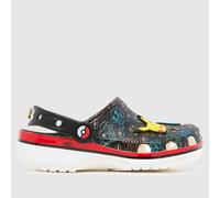 Crocs Black Multi X Pokemon Clog Junior Sandals UK 2 (EU 34)