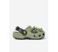 Crocs Boys Classic IAM Scary Dino Clog in Green - Green - EU 23 - 24 UK 7 US 7