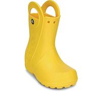 Crocs Boys Handle Rain Kids 12803 Boots, Yellow, 3 UK