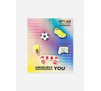 Crocs Boys Soccer Team Jibbitz™ 5 Pack in Multicolour - Multicoloured - One size