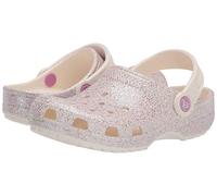 Crocs Boy's Unisex Kids Classic Glitter Clog T, Oyster, 4 UK Child