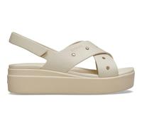 Crocs Women's Brooklyn 4u Cross Strap SandalWedge Sandal