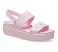 Crocs Brooklyn 4U Synthetic Women's Pink Milk Sandals UK 7