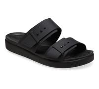 Crocs Brooklyn Buckle WoMens Black Sandals - Size UK 7