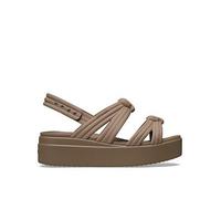 Women's wedge sandals Crocs Brooklyn Low Wedge Marron 36/37