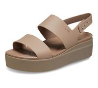 Crocs Sandals Brooklyn Low Wedge in Beige 5