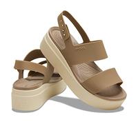 Crocs Brooklyn Low Wedge KHA/Bone Khaki/Bone