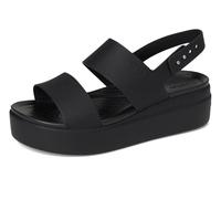 Crocs Women's Brooklyn Low Wedge Clog, Black, 2 UK