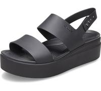 Crocs Women's Brooklyn Low Wedge Clog, Black, 2 UK