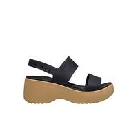 Crocs Brooklyn Sky Sandal, Black, Size 6, Women Black