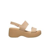 Crocs Brooklyn Sky Sandal, Brown, Size 3, Women Brown