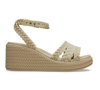Crocs Brooklyn Woven Ankle Strap Wedge Chai Size 8 UK Women