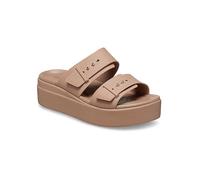 Crocs | Women | Brooklyn Buckle Low | Sandals | Latte | 4