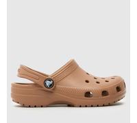 Crocs Unisex Kids Classic Clog K Clogs, Milk Chocolate, 12 UK Child