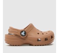 Crocs Brown Classic Clog Toddler Sandals UK 4 (EU 20)