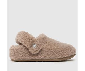 Crocs Brown Classic Cozzzy Junior Slippers UK 2 (EU 34)