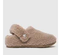 Crocs Brown Classic Cozzzy Junior Slippers UK 3 (EU 35)